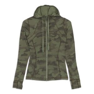 Lululemon Camo Green Hooded Define Jacket